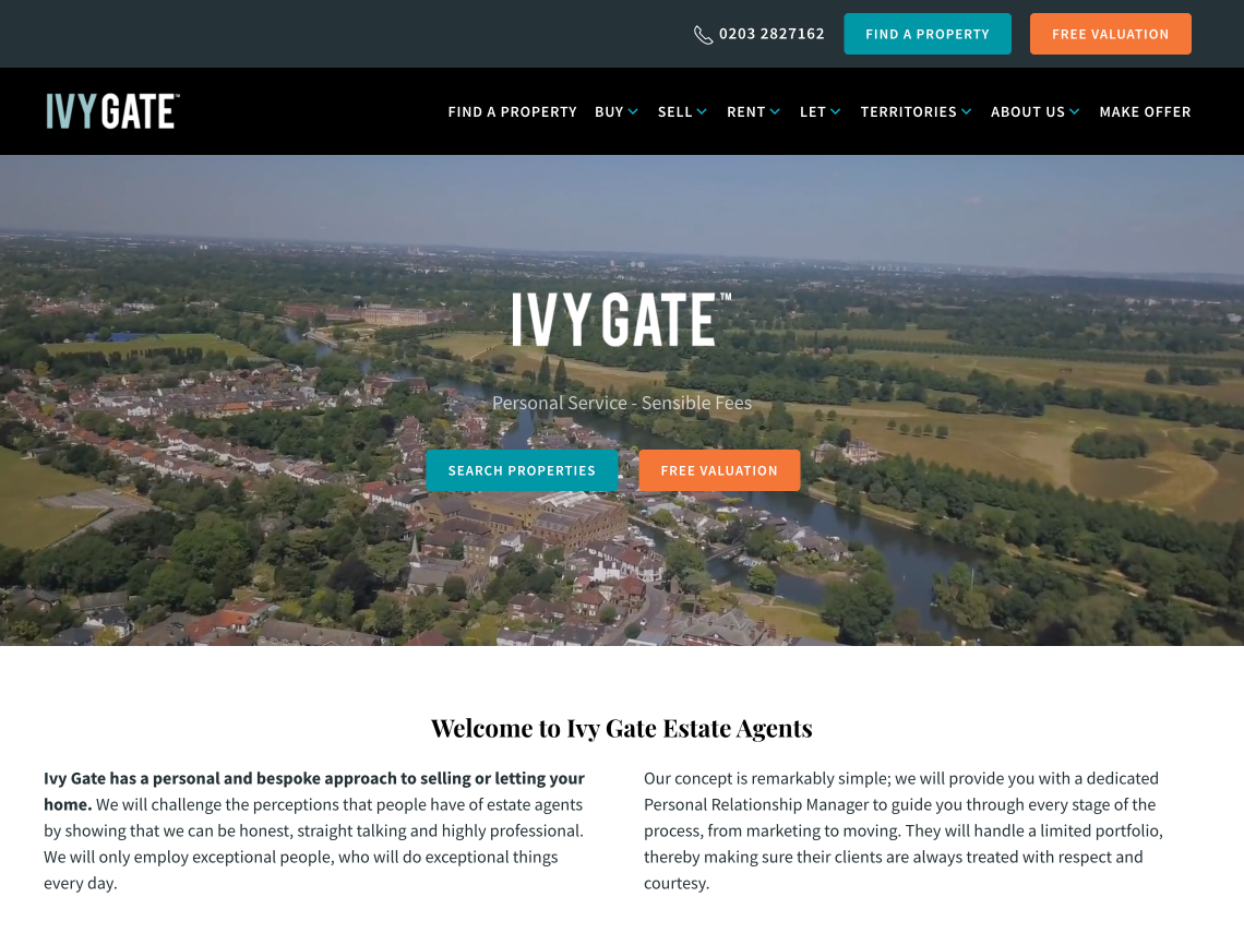 Ivy Gate website teaser